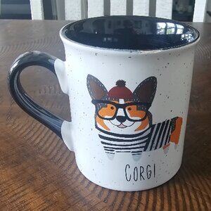 Love Your Mug Coffee Cup Corgi Dog Dressed in French Attire